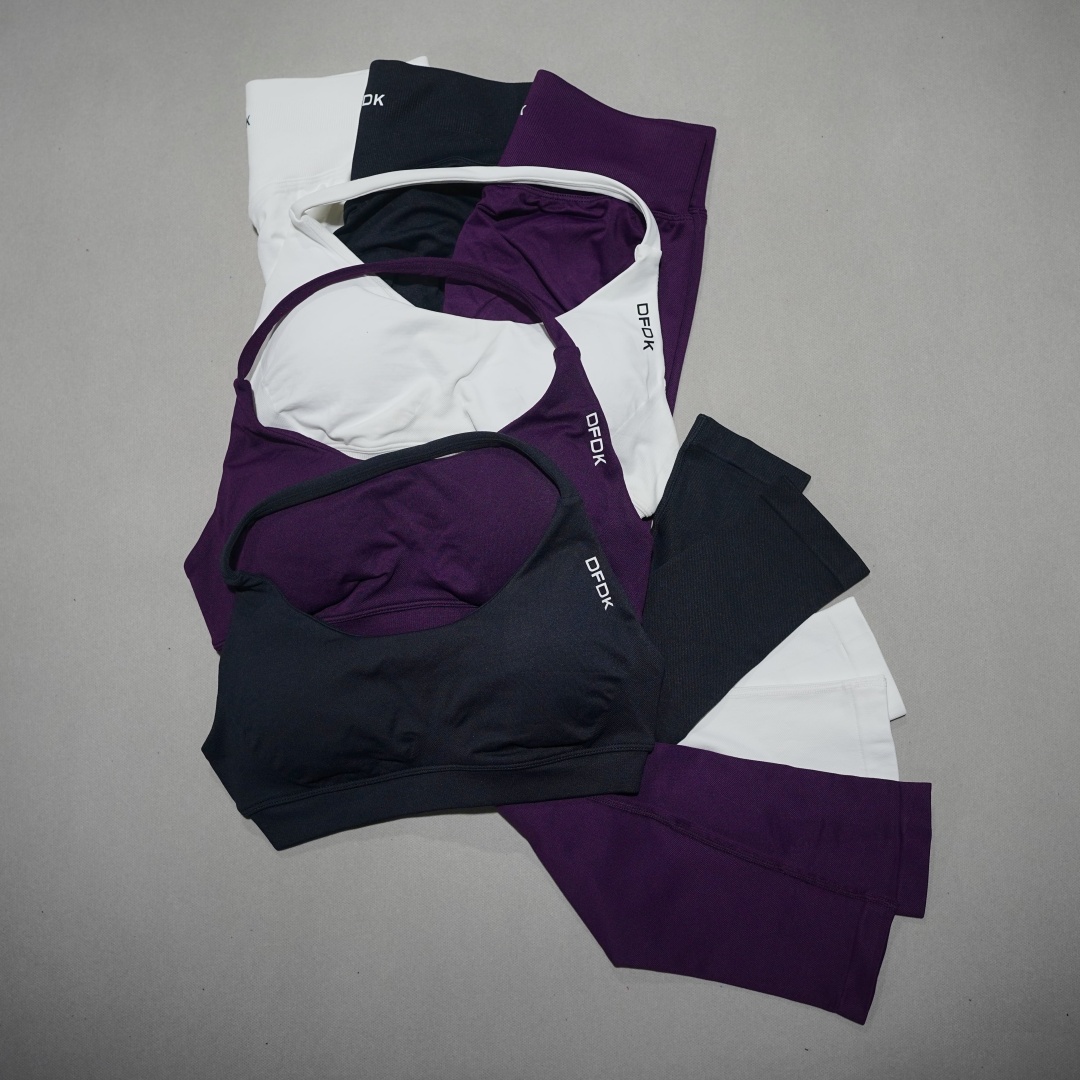 Yoga Fitness Zumba - DFDK Women's Lace-Up 2Pcs Activewear Set,