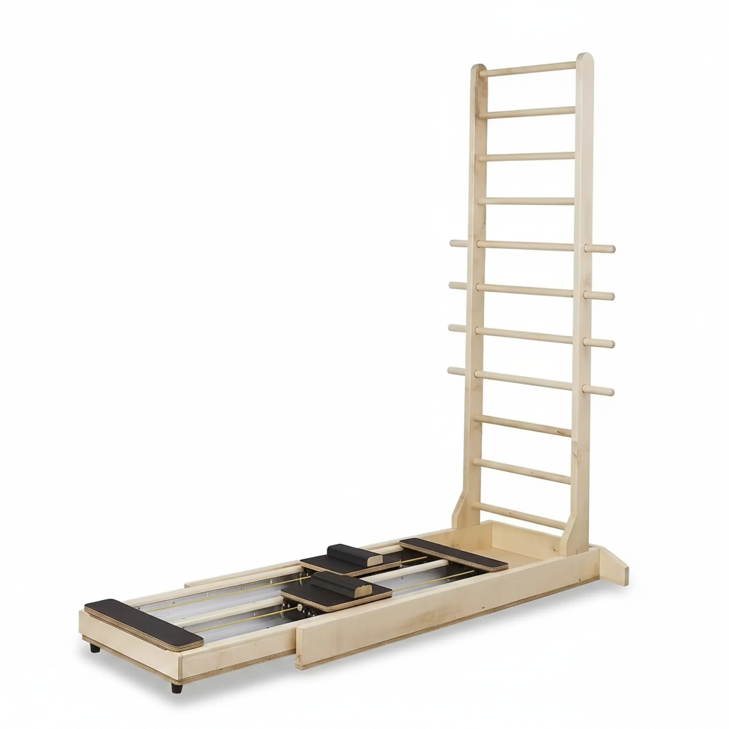 Fitness Yoga Pilates - Pilates Reformer, Maple Wood Dual-Track Core