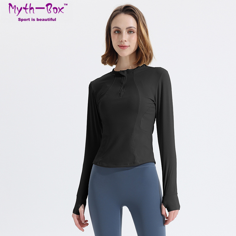 Autumn Women Yoga Shirts Long  - Yoga Fitness Qc reseña y precio