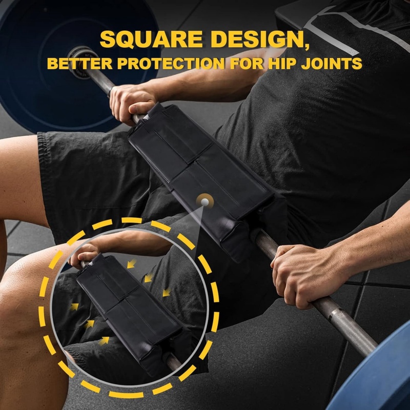 Square Hip Thrust Pad Barbell  - Hip Thrust Pad reseña y precio
