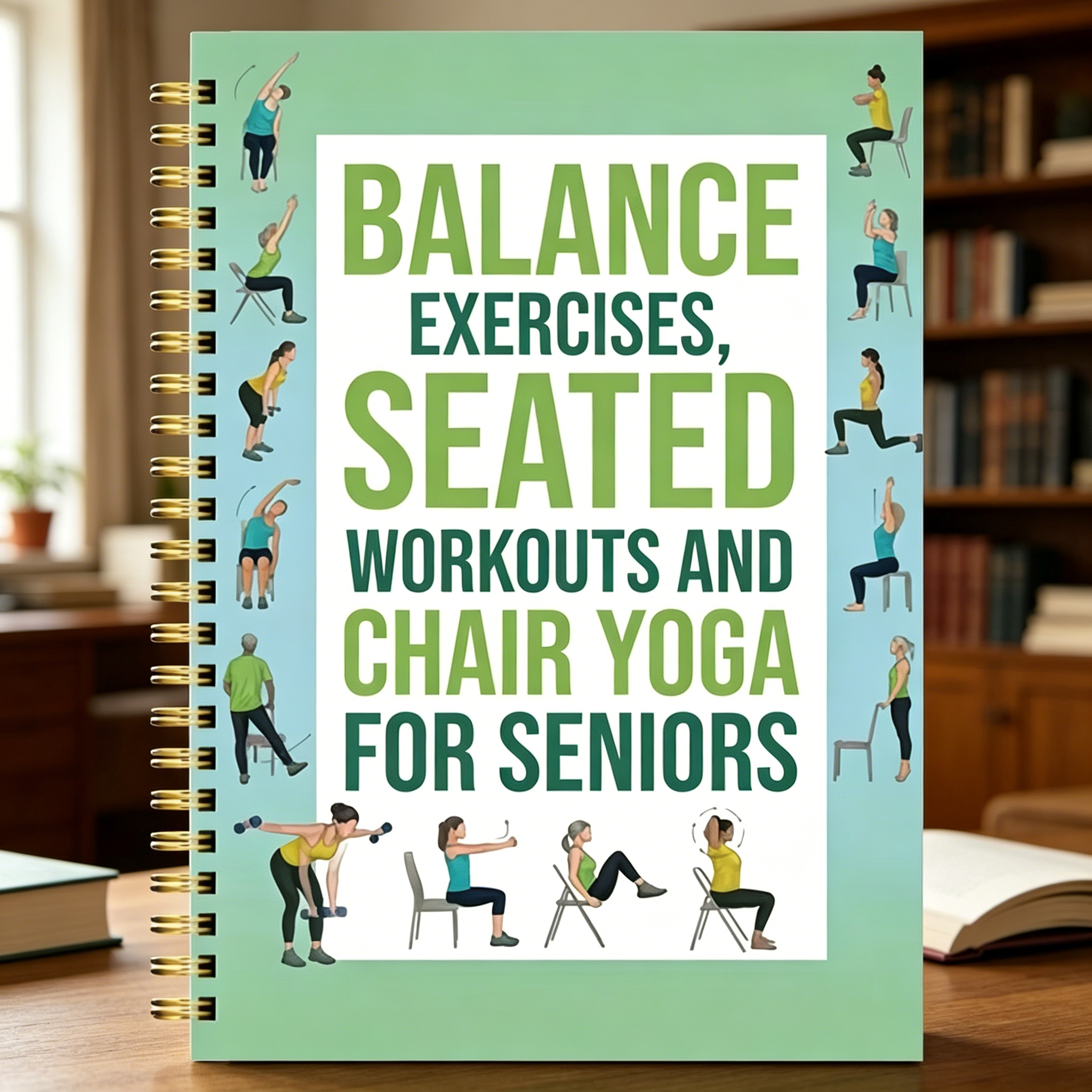 Chair Yoga for Seniors Journal - Yoga Fitness Journal reseña y precio