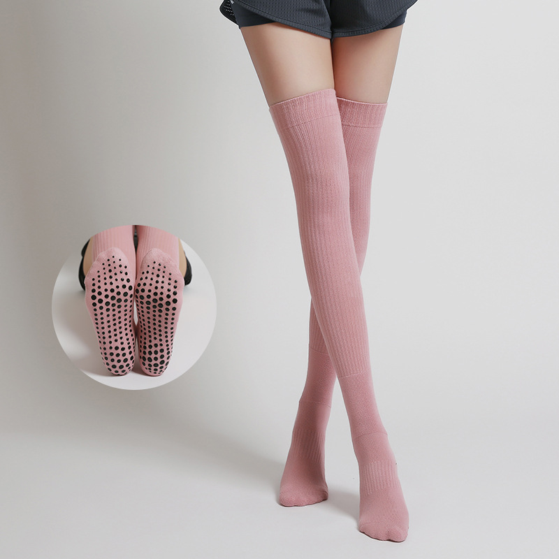 Women Non-slip Yoga Socks Long - Fitness Yoga Pilates reseña y precio
