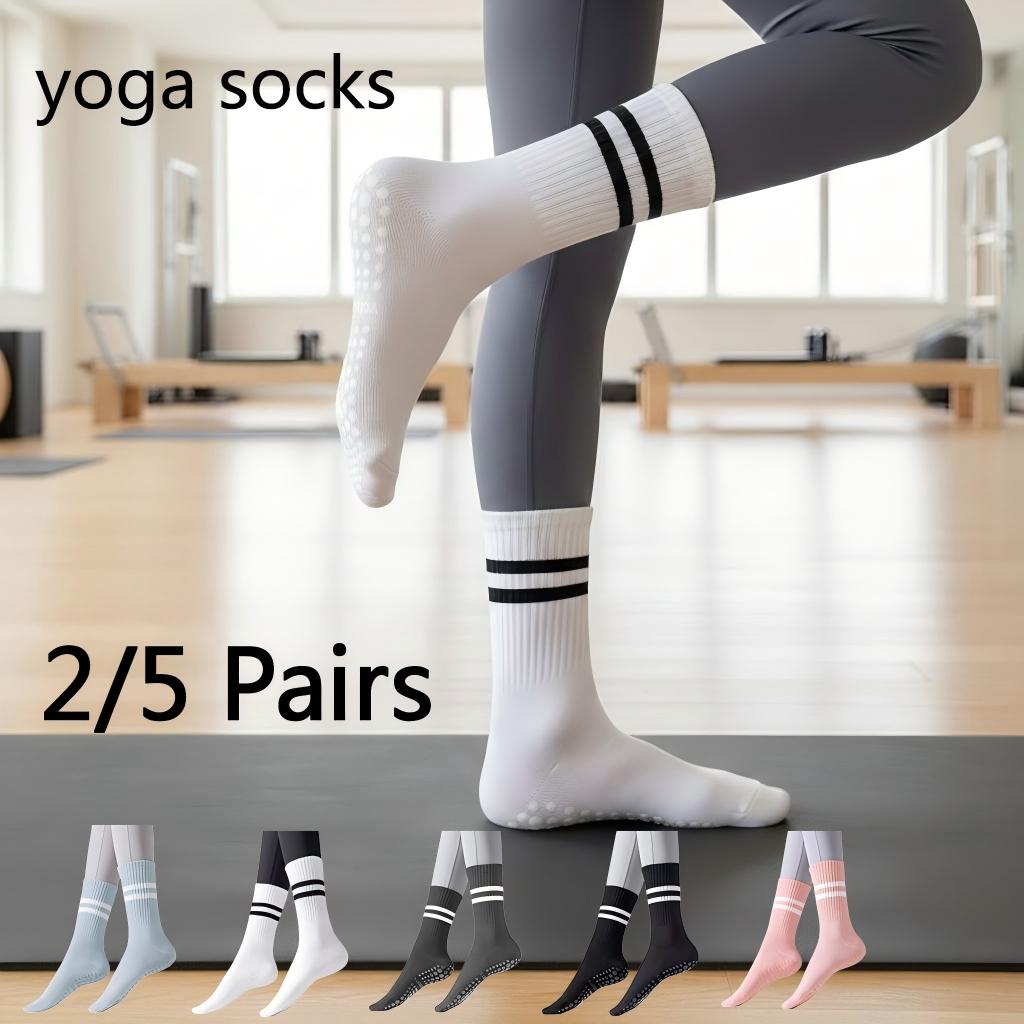 Women Non Slip Yoga Socks, Gri - Fitness Yoga Pilates reseña y precio