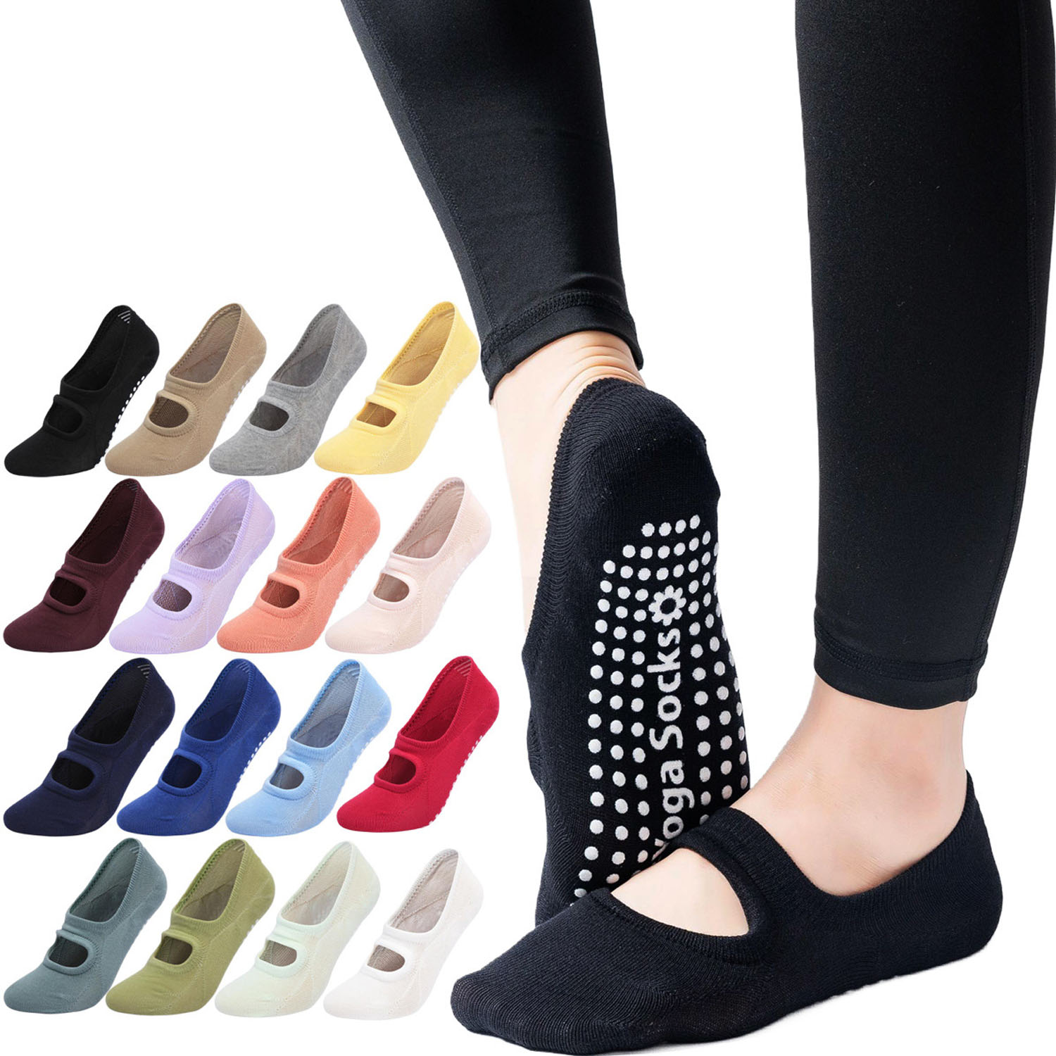 High Quality Women Yoga Socks  - Fitness Yoga Pilates reseña y precio