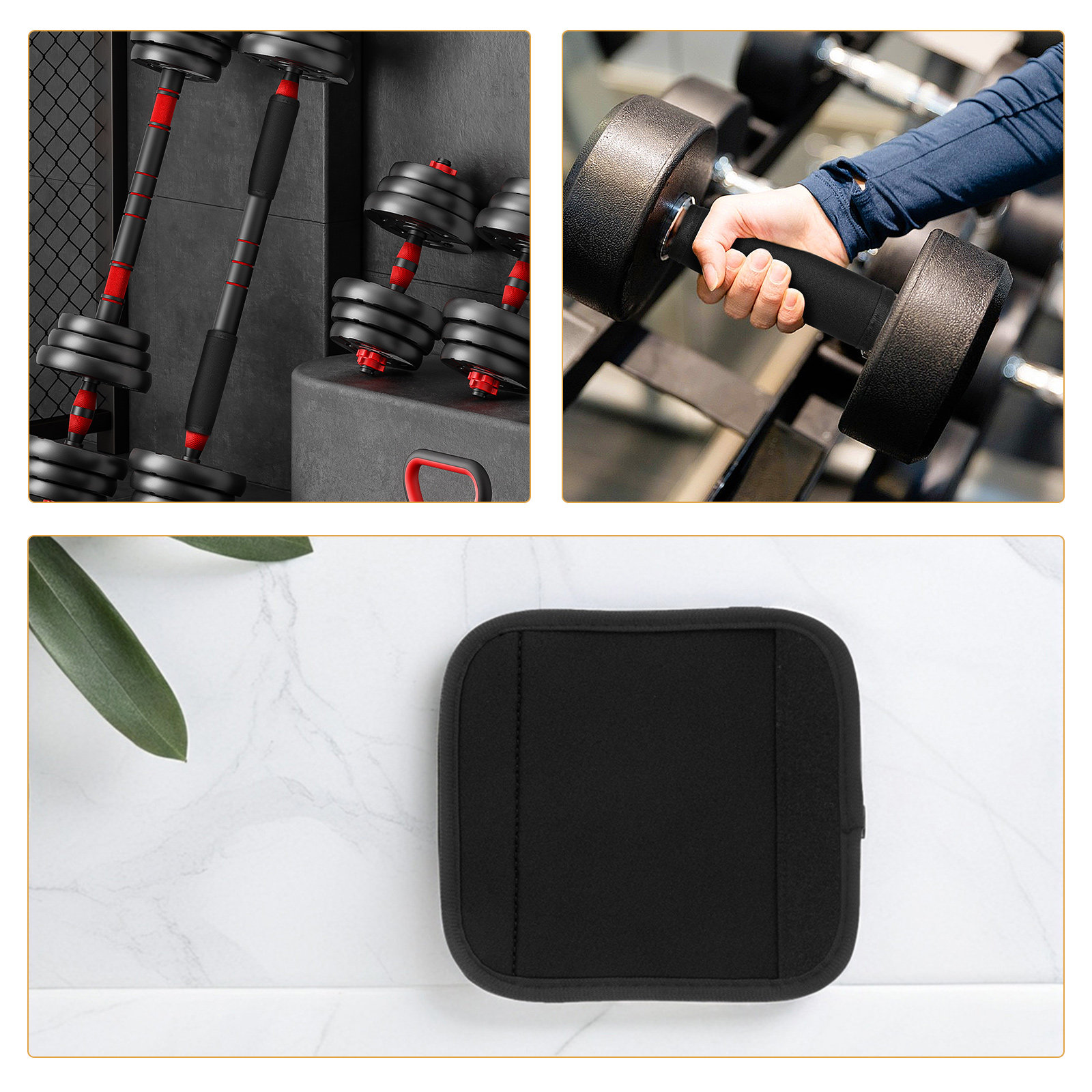 5Pcs Anti Slip Barbell Handle  - Hip Thrust Pad reseña y precio
