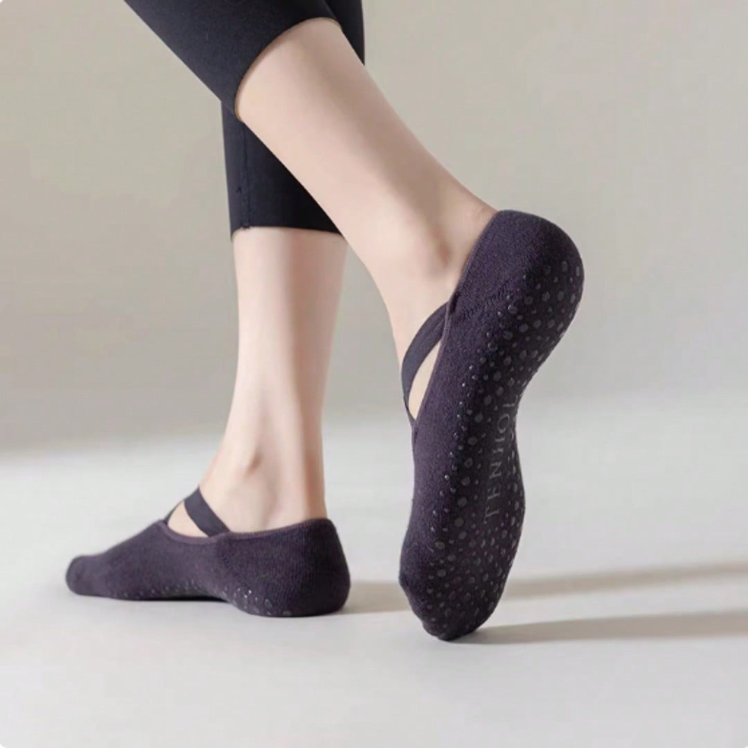 Anti-slip silicone sole yoga s - Fitness Yoga Pilates reseña y precio