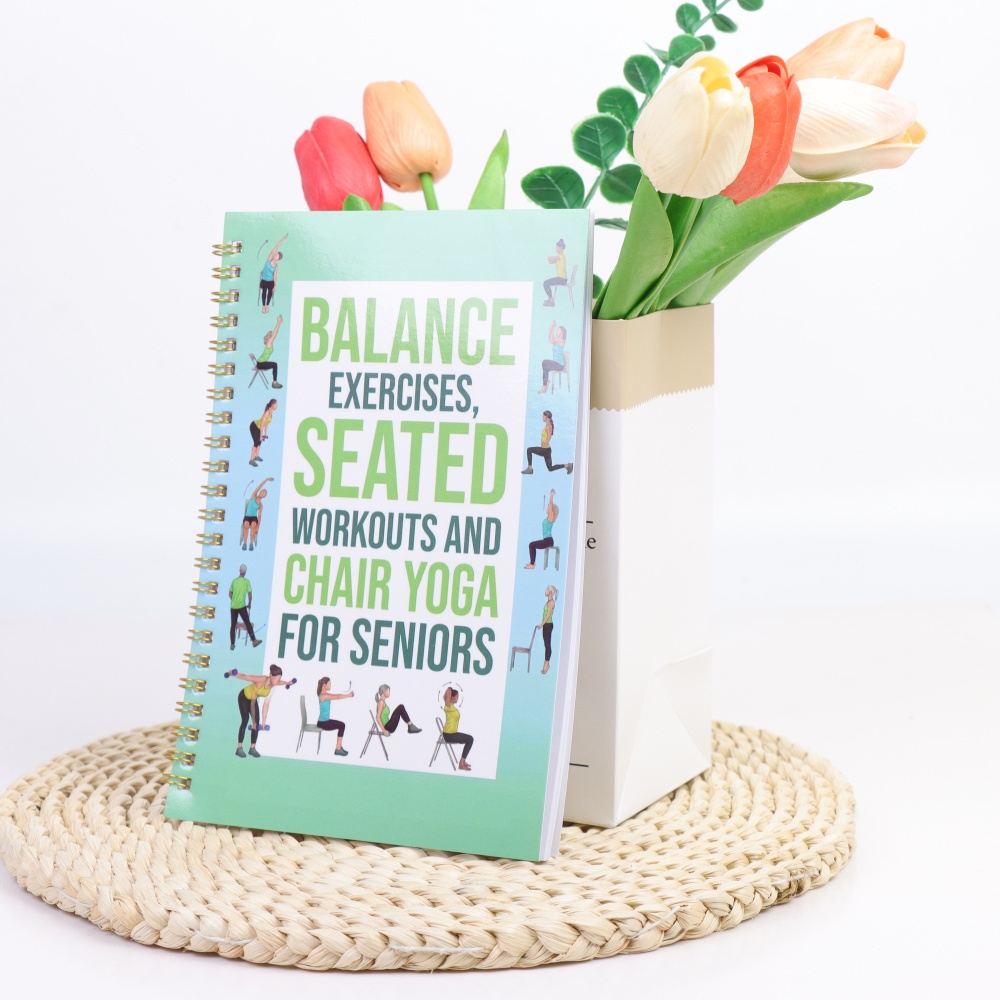 Chairs Yoga Exercise Notebook  - Yoga Fitness Journal reseña y precio