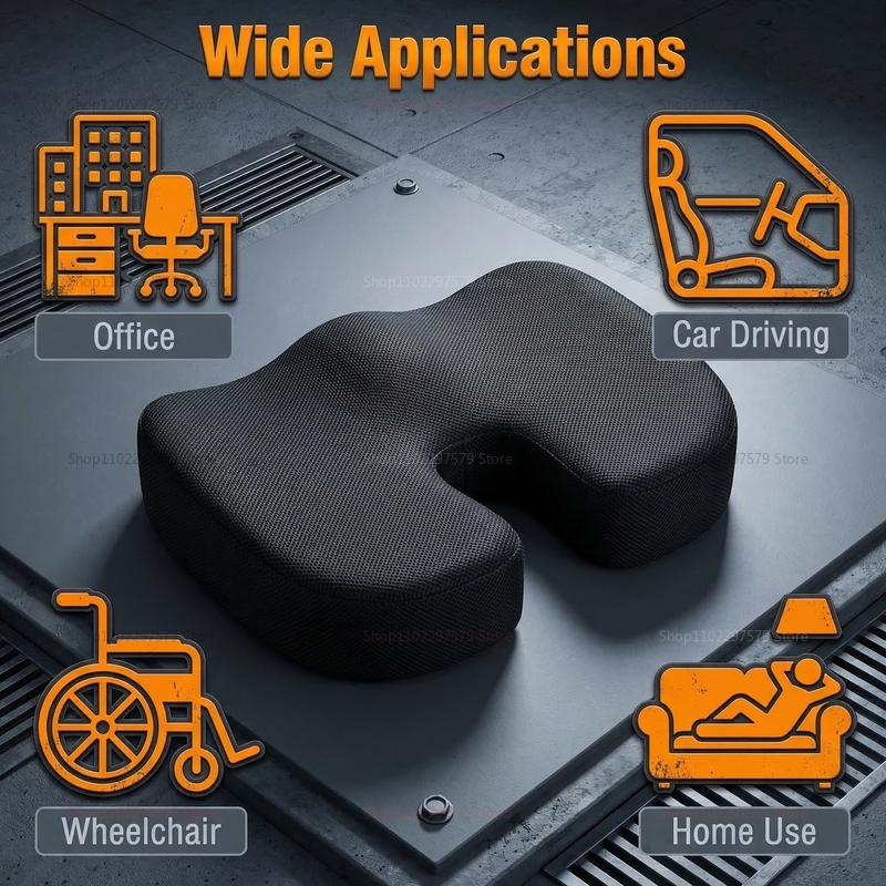 Travel Seat Cushion Memory Foa - Hip Thrust Pad reseña y precio