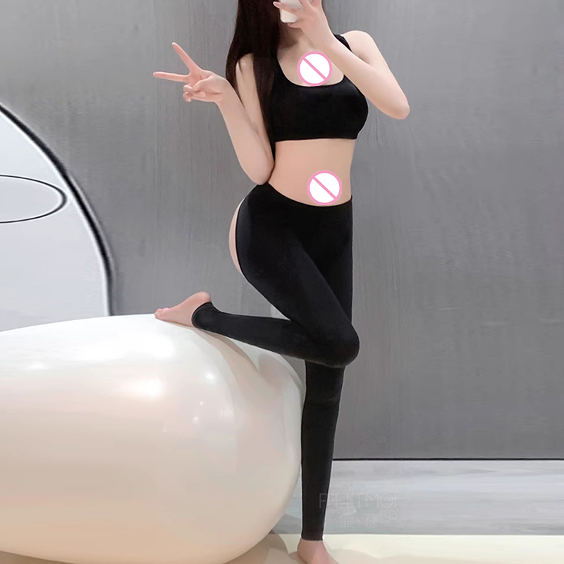 Erotic Butt Exposing Leggings  - Yoga Fitness Zumba reseña y precio