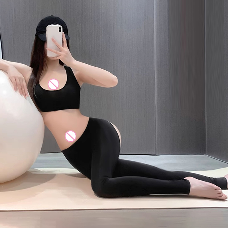 Erotic Butt Exposing Leggings  - Yoga Fitness Zumba reseña y precio