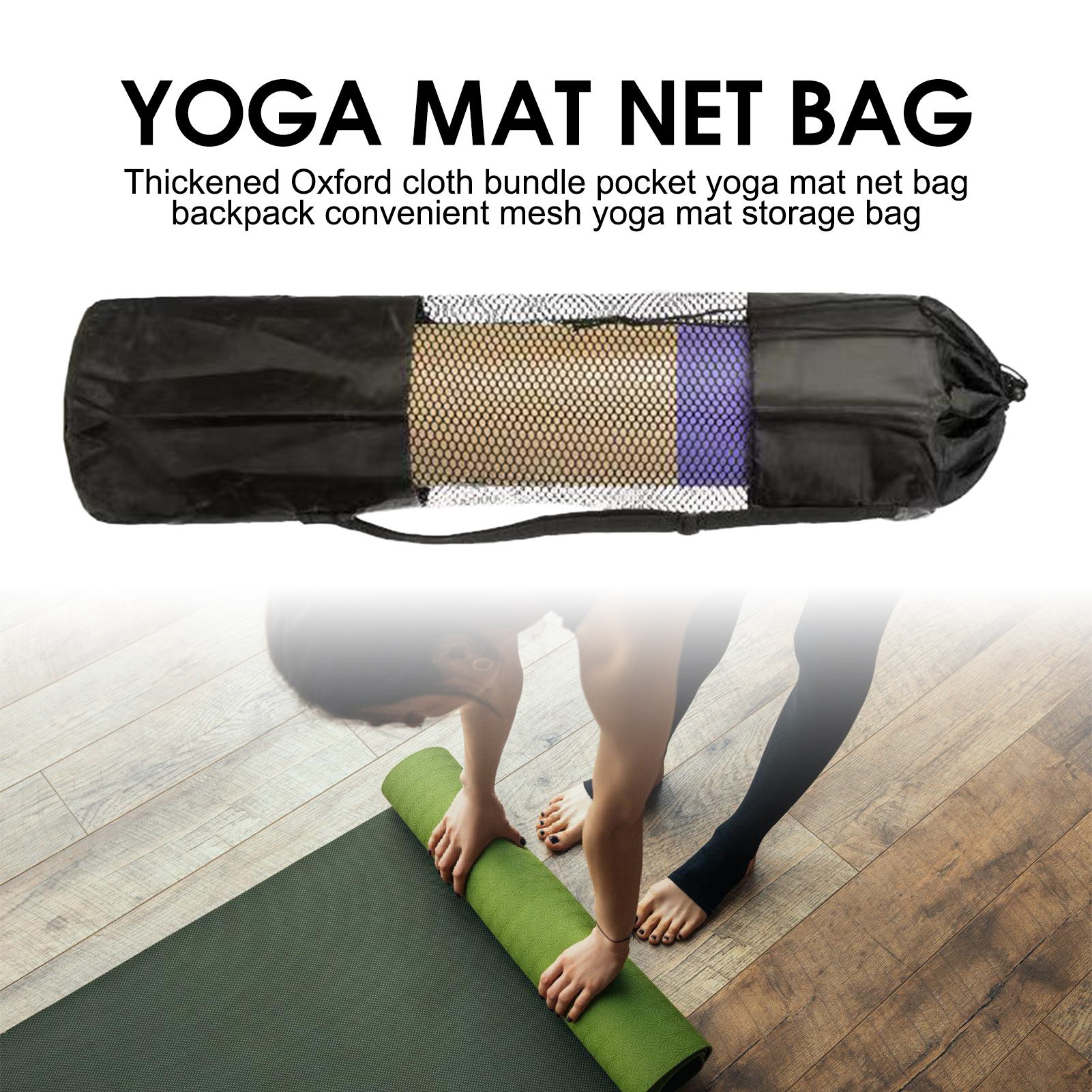 Yoga Mat Bag with Mesh Window  - Fitness Yoga Pilates reseña y precio