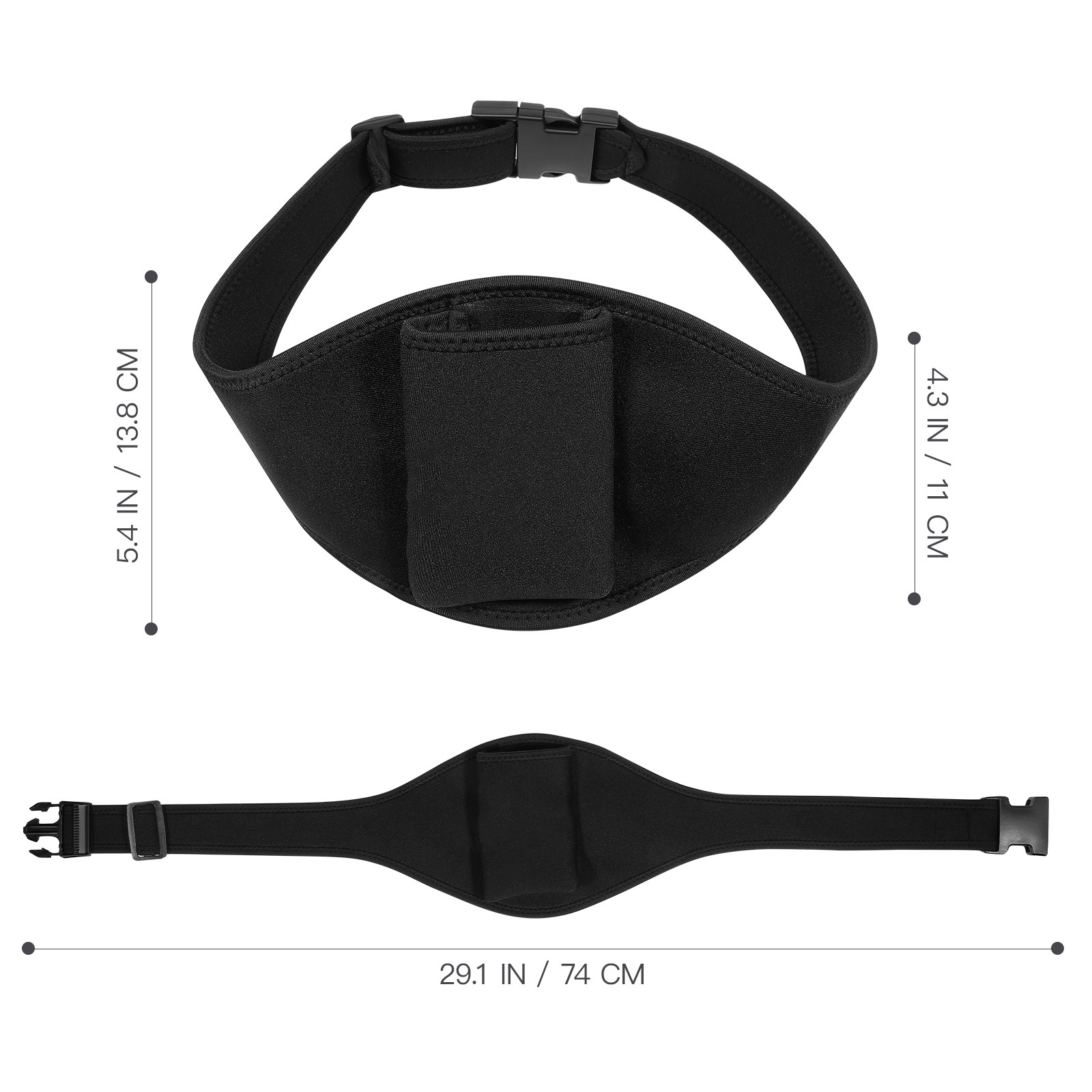 Microphone Holder Waist Bag Ad - Yoga Fitness Teacher reseña y precio
