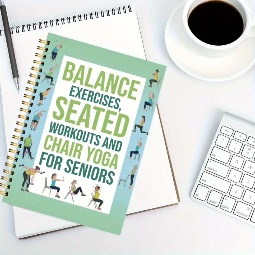 Chair Yoga Exercise Notebook F - Yoga Fitness Journal reseña y precio