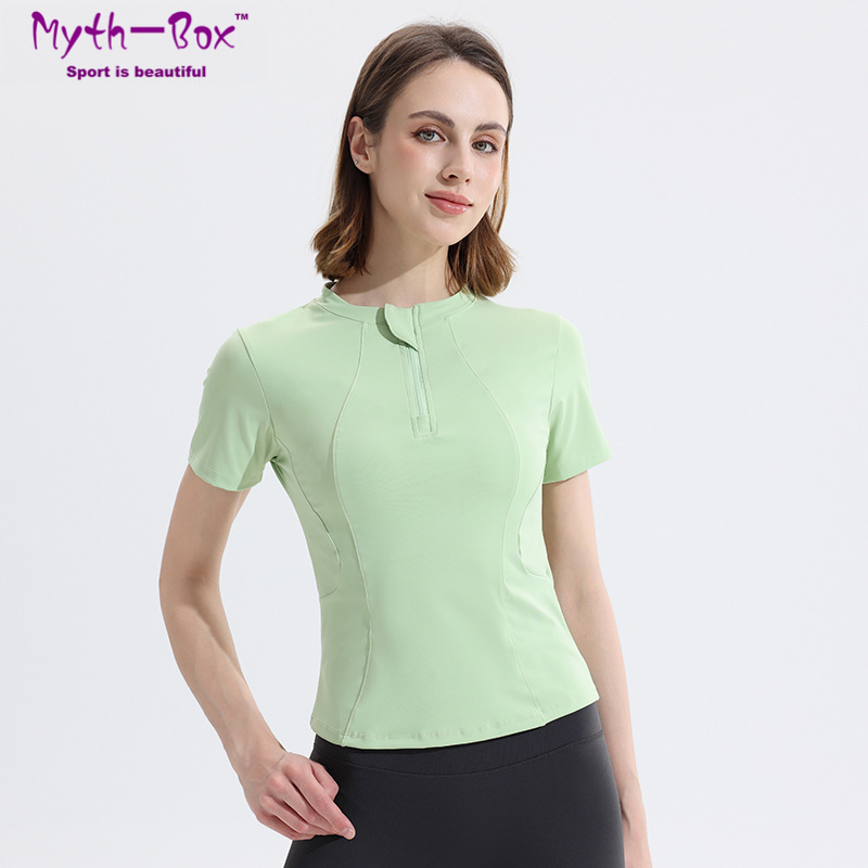 Summer Women Yoga Shirts Slim  - Yoga Fitness Qc reseña y precio