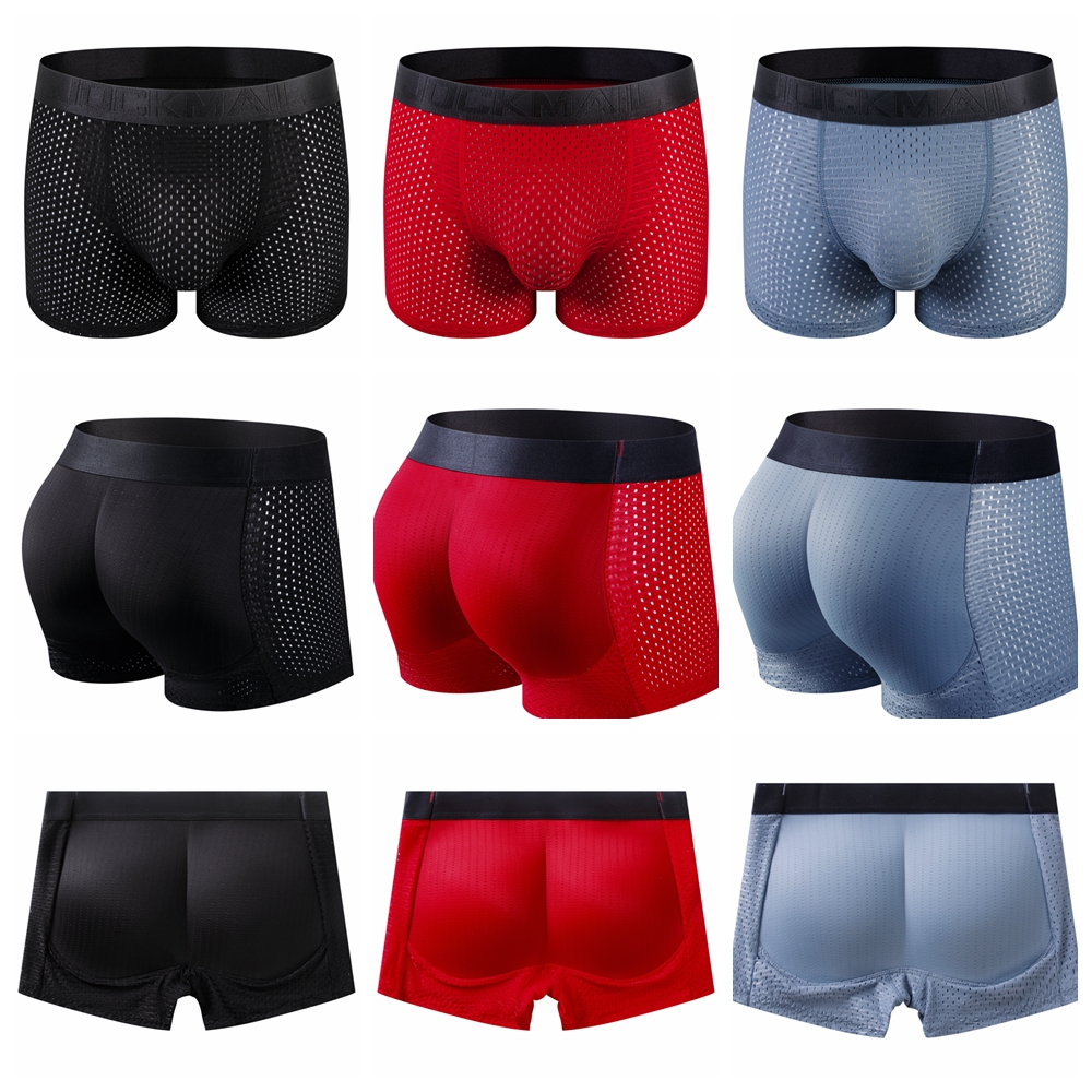 Men Trunks Built-in Fake Butt  - Hip Thrust Pad reseña y precio
