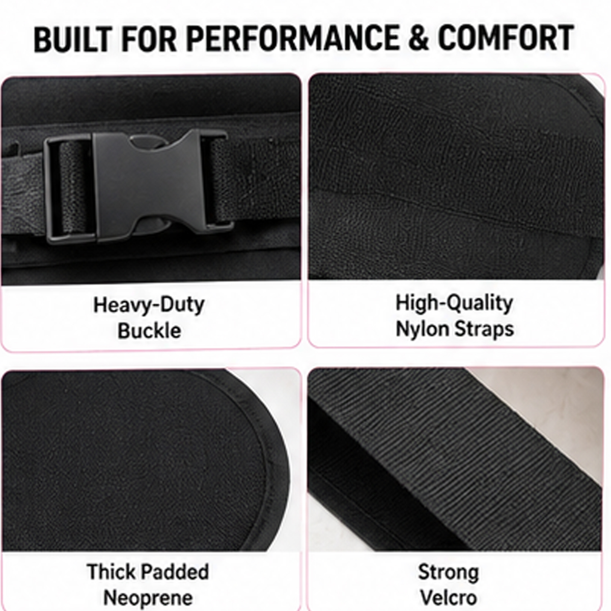 Heavy Duty Nylon Hip Thrust Be - Hip Thrust Pad reseña y precio