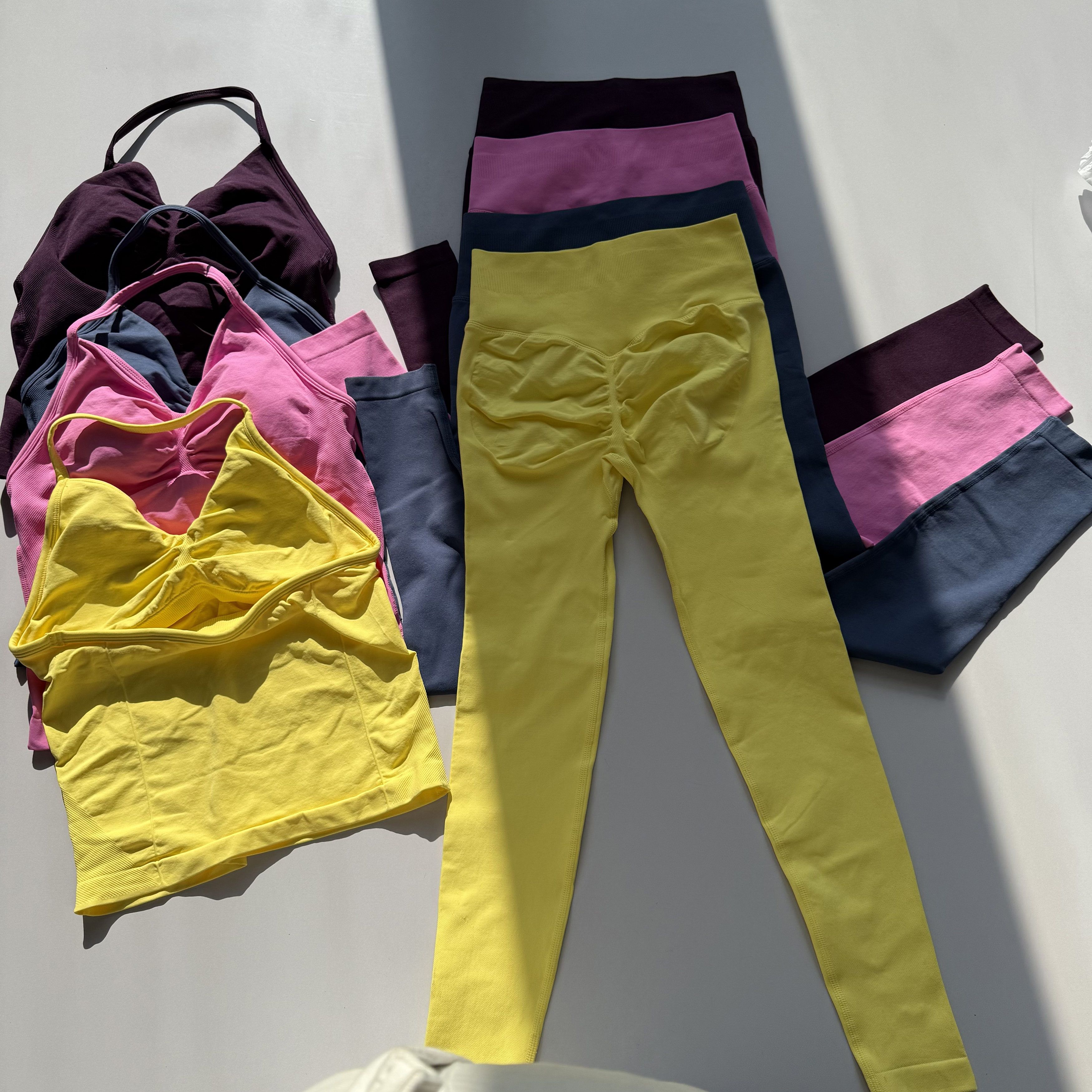 Seamless 2PCS Legging Sets Wom - Yoga Fitness Zumba reseña y precio