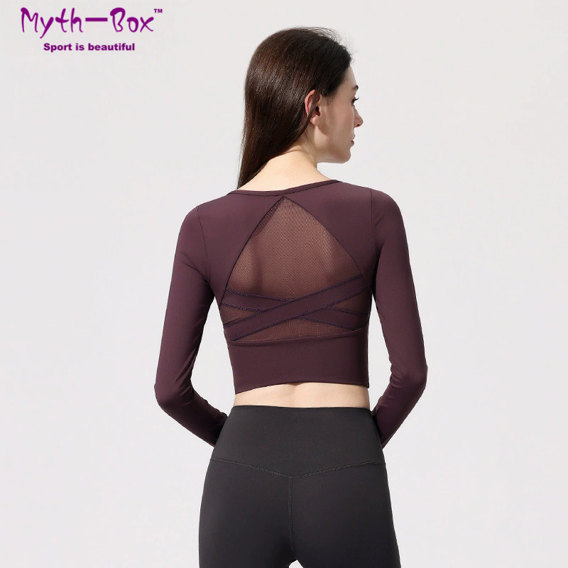 Women Yoga Shirts With Pad Lon - Yoga Fitness Qc reseña y precio