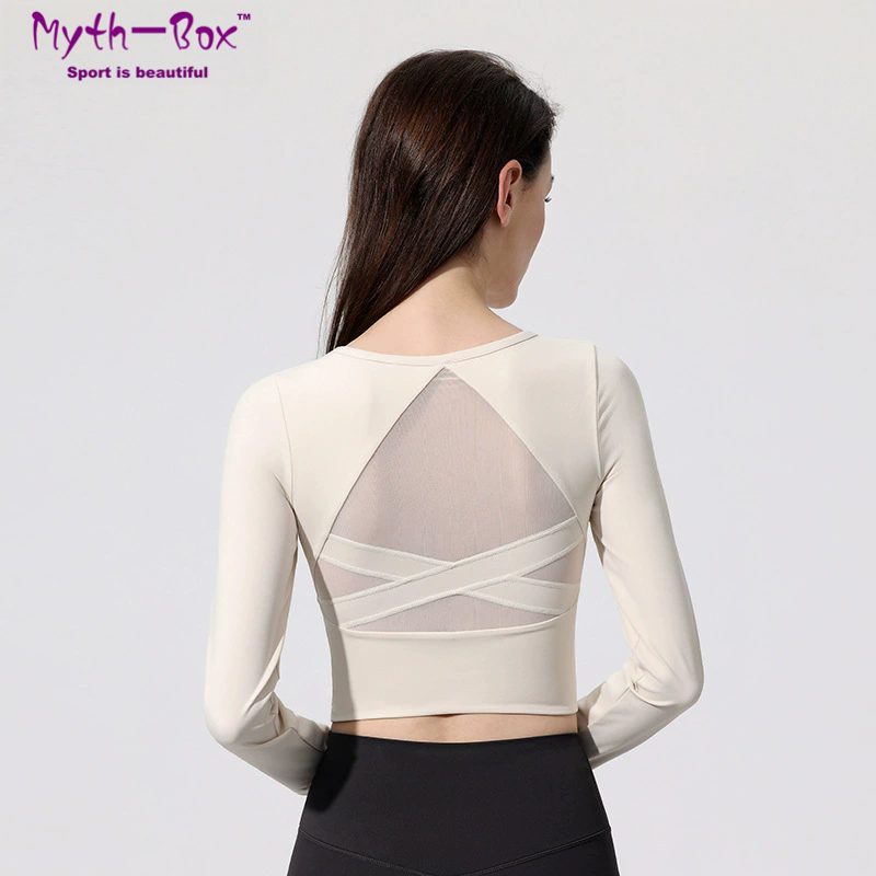 Women Yoga Shirts With Pad Lon - Yoga Fitness Qc reseña y precio
