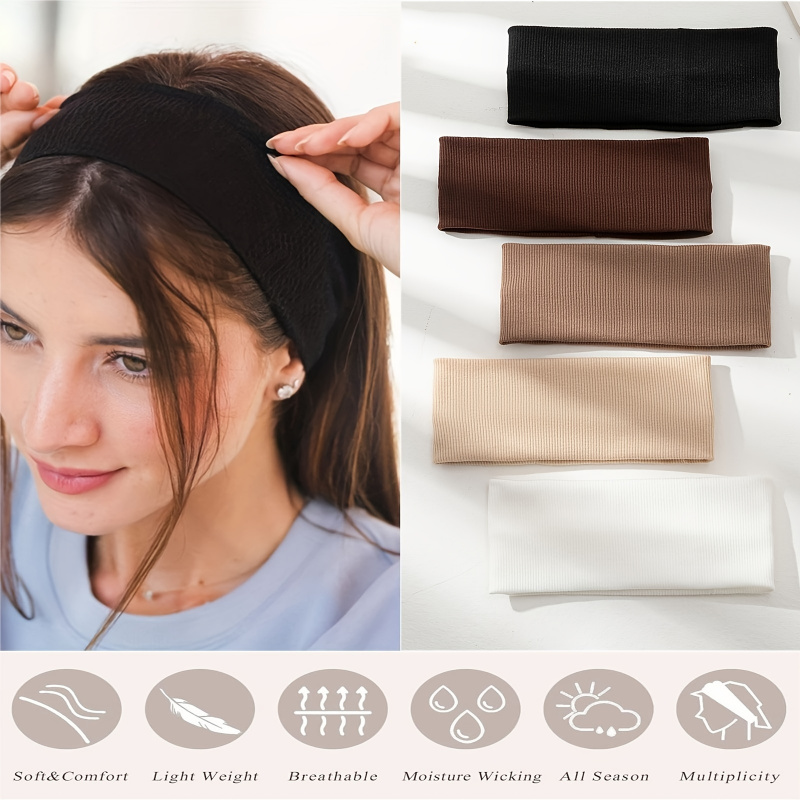5pcs women's casual headwear S - Stretch Strap Yoga reseña y precio