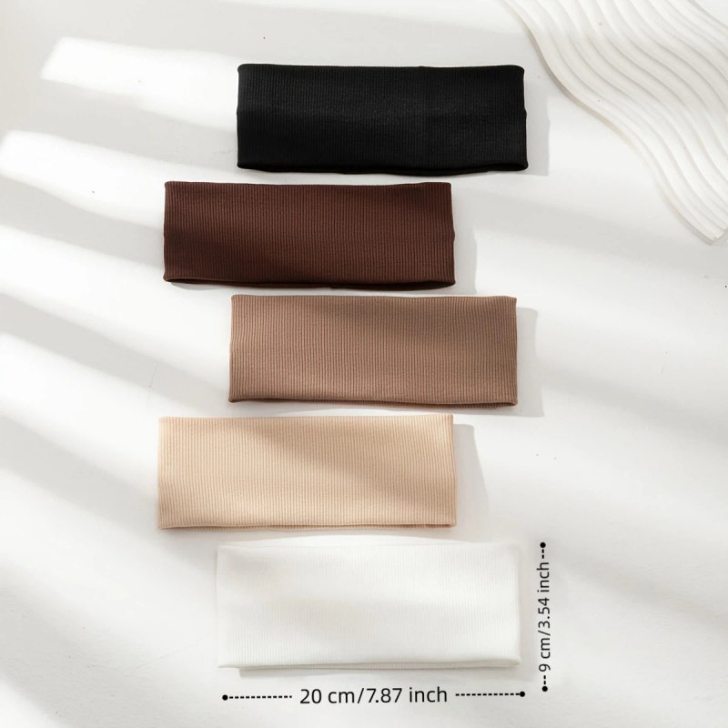 5pcs women's casual headwear S - Stretch Strap Yoga reseña y precio