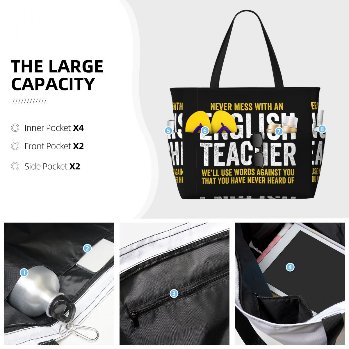 Never Mess With An English Tea - Yoga Fitness Teacher reseña y precio