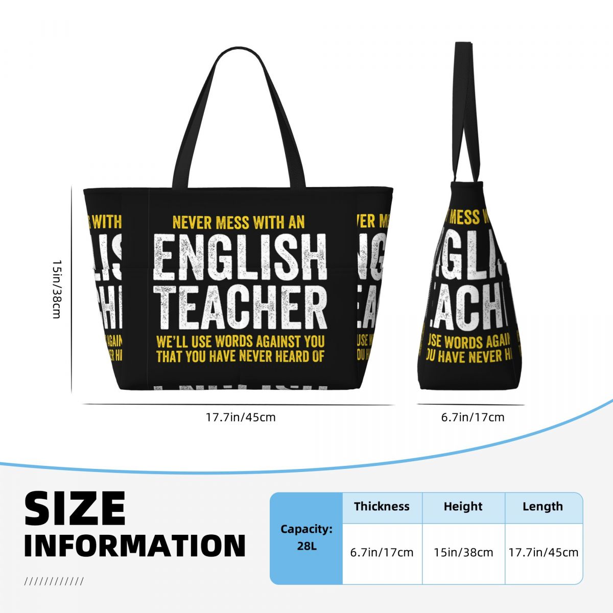 Never Mess With An English Tea - Yoga Fitness Teacher reseña y precio