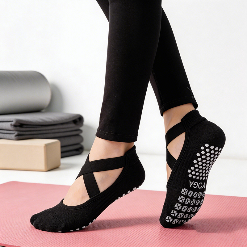 Women Non-Slip Yoga Socks Sili - Fitness Yoga Pilates reseña y precio