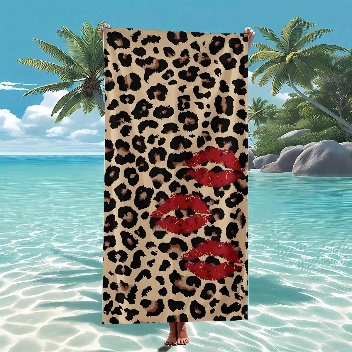 Toalla de playa con estampado  - Yoga En Fitness reseña y precio