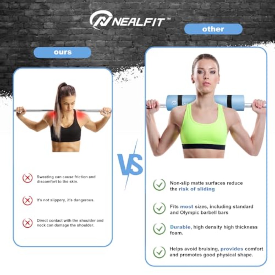 Barbell Pad Squat Pad for Squa - Hip Thrust Pad reseña y precio