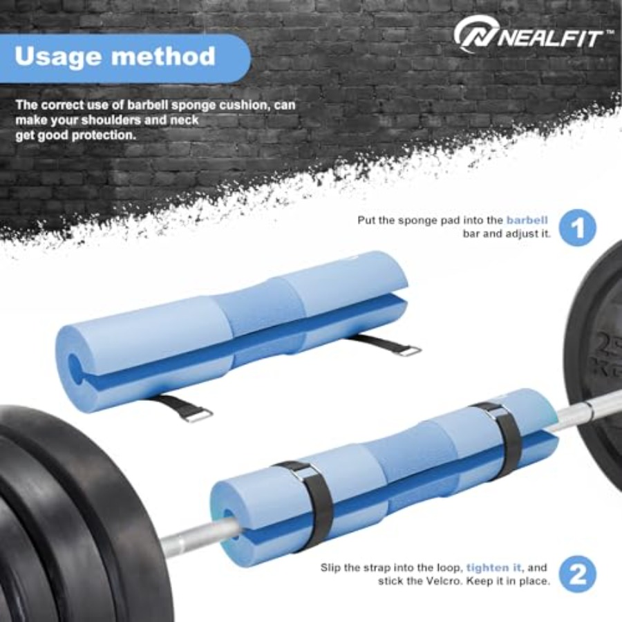 Barbell Pad Squat Pad for Squa - Hip Thrust Pad reseña y precio