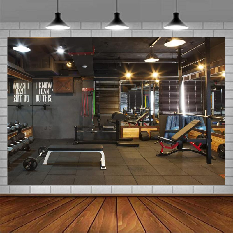 Gym Photography Backdrop Fitne - Yoga Fitness Gym Photos reseña y precio