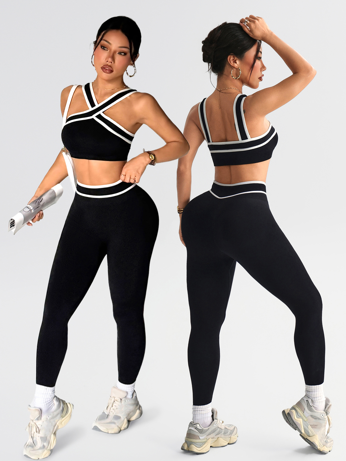 2 pcs Women Seamless Yoga Sets - Yoga Fitness Zumba reseña y precio