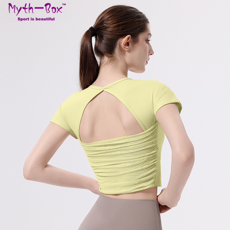 Women Slim Yoga Shirts With Pa - Yoga Fitness Qc reseña y precio