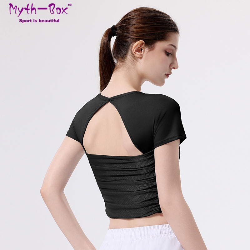 Women Slim Yoga Shirts With Pa - Yoga Fitness Qc reseña y precio
