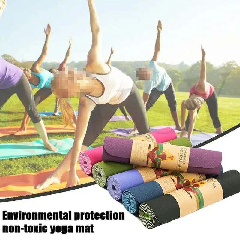 TPE Non-slip Yoga Mats Tastele - Yoga Fitness Brand reseña y precio