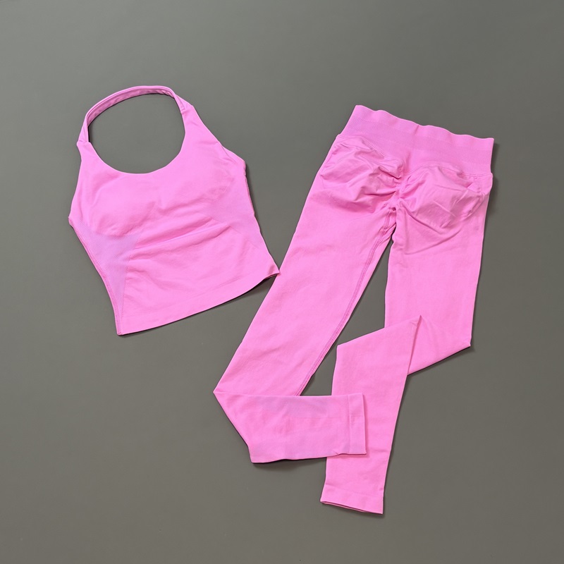 2 Pcs Gym Set Women Seamless B - Yoga Fitness Zumba reseña y precio