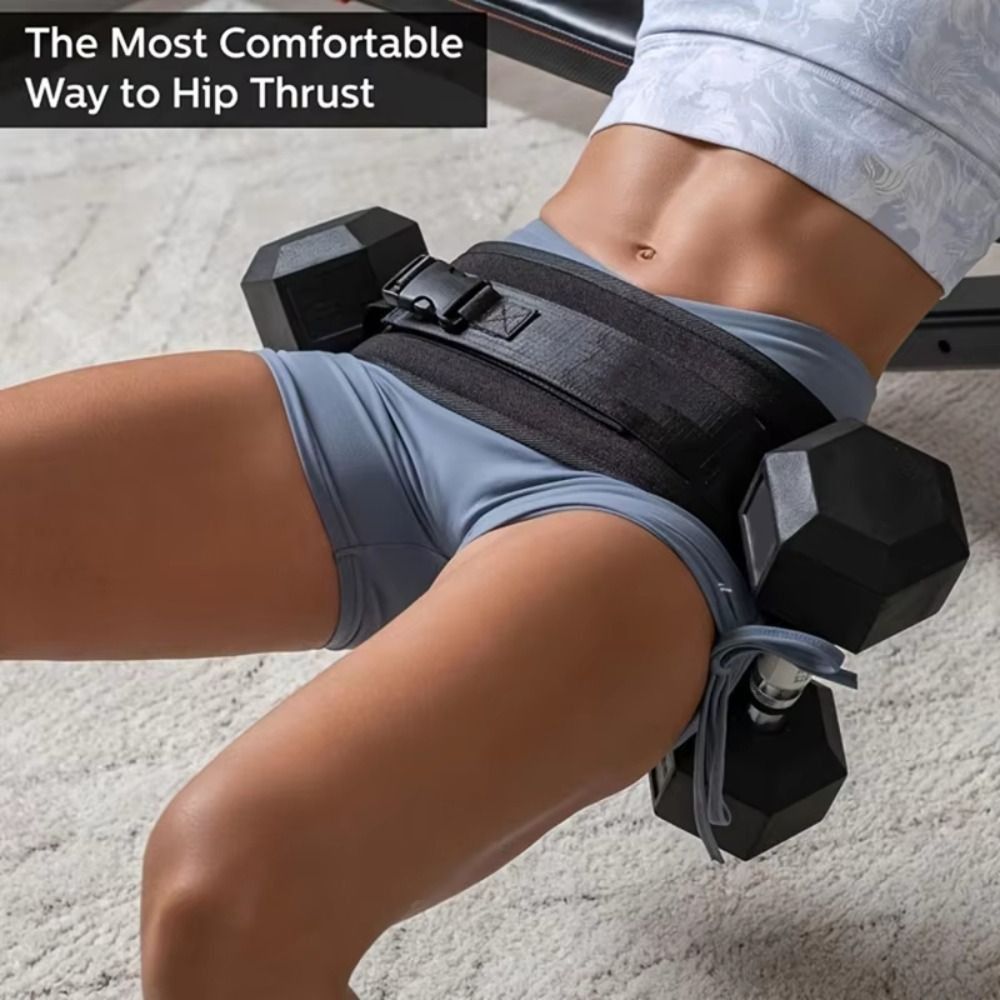 Non Slip Dumbbell Weight Belt  - Hip Thrust Pad reseña y precio