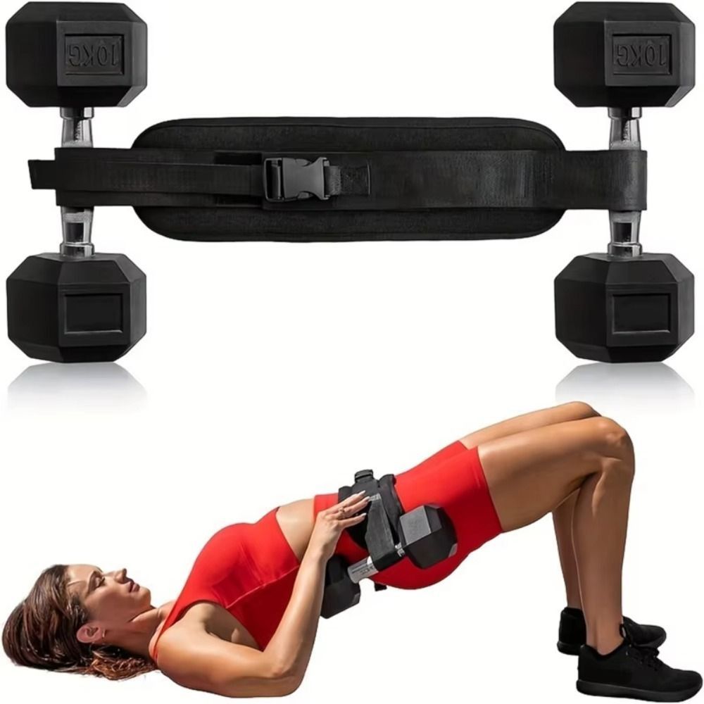 Non Slip Dumbbell Weight Belt  - Hip Thrust Pad reseña y precio
