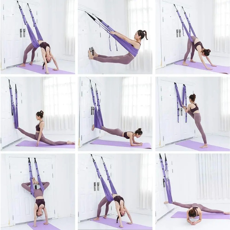 Adjustable Aerial Yoga Hammock - Stretch Strap Yoga reseña y precio