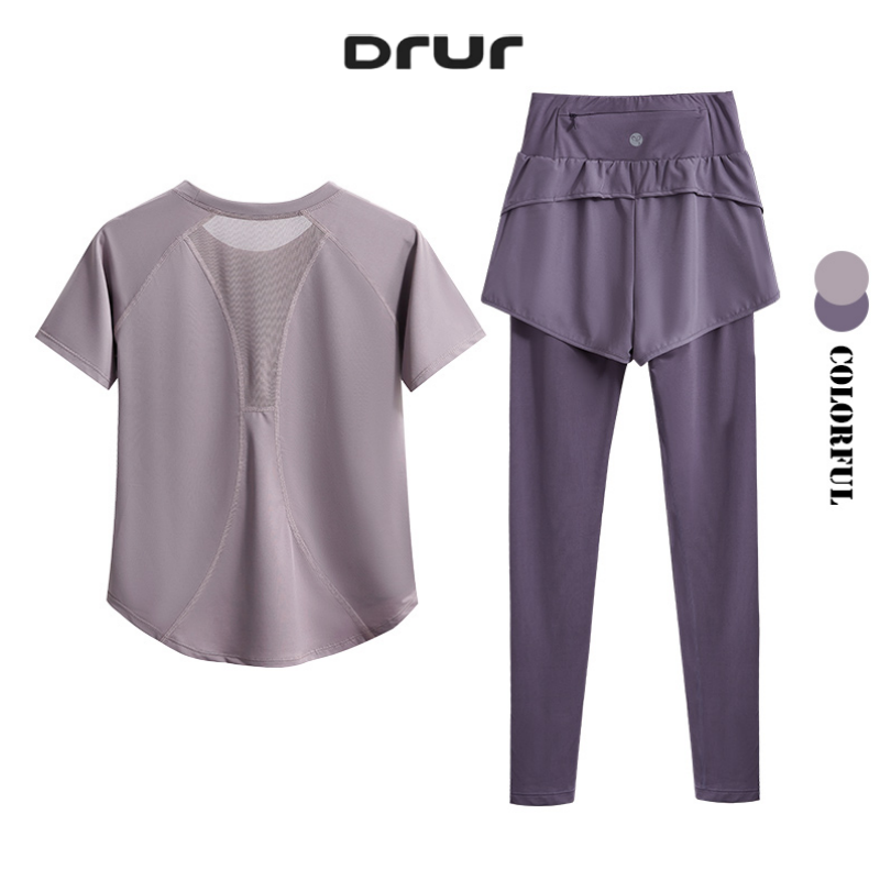 DRUR Women Yoga Pant Sets 2 Pi - Yoga Fitness Zumba reseña y precio