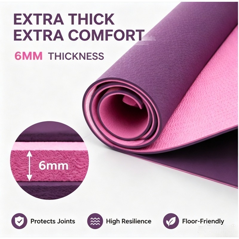 Yoga Mats Anti-slip Sport Fitn - Fitness Yoga Pilates reseña y precio