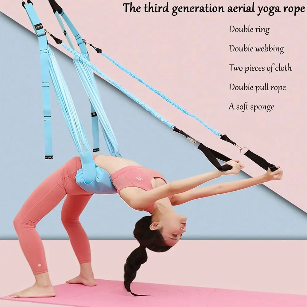 Adjustable Aerial Yoga Strap E - Stretch Strap Yoga reseña y precio