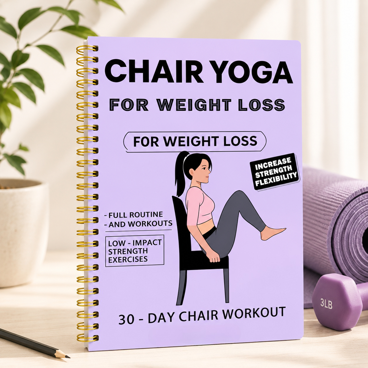 Chair Yoga for Seniors Journal - Yoga Fitness Journal reseña y precio